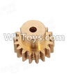 Wltoys A979 Copper motor Gear(1pcs)-0.7 Modulus